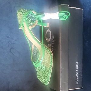 Mesh Green Shoes
